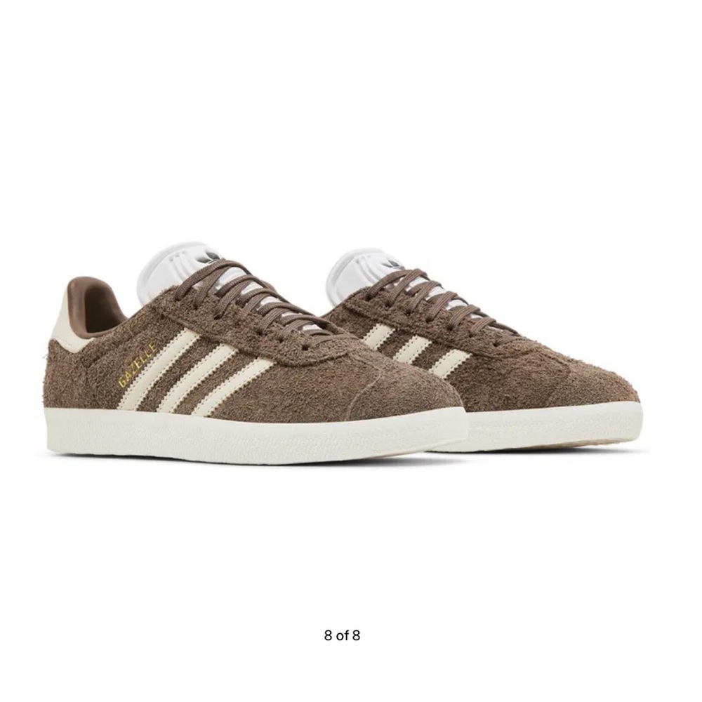 *SOLD* Adidas Gazelle Brown and Cream Sneakers